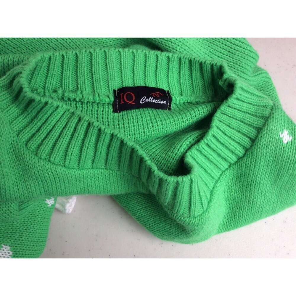IQ Collection Ugly Christmas Sweater Reindeer Womens Medium - Picture 5 of 5
